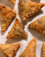 Kaskhkaval And Parmigiano Cheese Samboosa